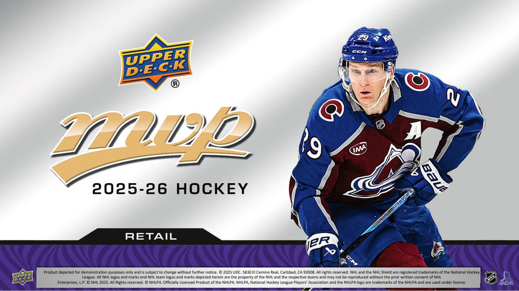 2025-26 Upper Deck MVP Hockey Retail Case (Case of 20 Boxes)