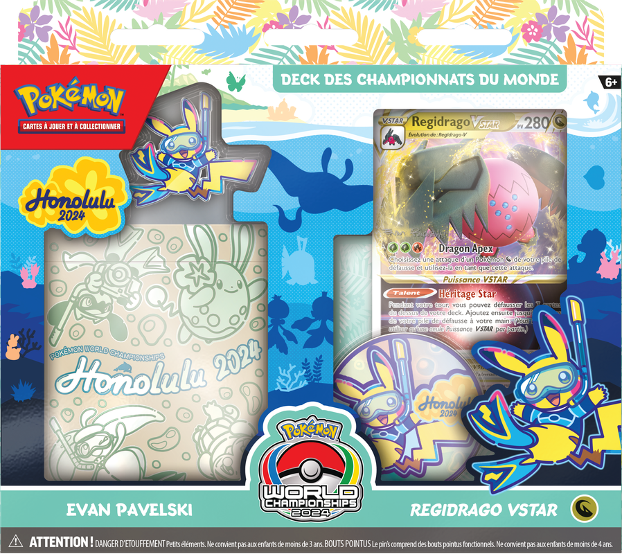 2024 Pokemon World Championship Deck (Set of 4)(French)