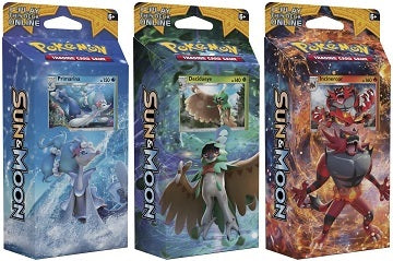 POKEMON FRENCH SOLEIL ET LUNE THEME DECK DISPLAY