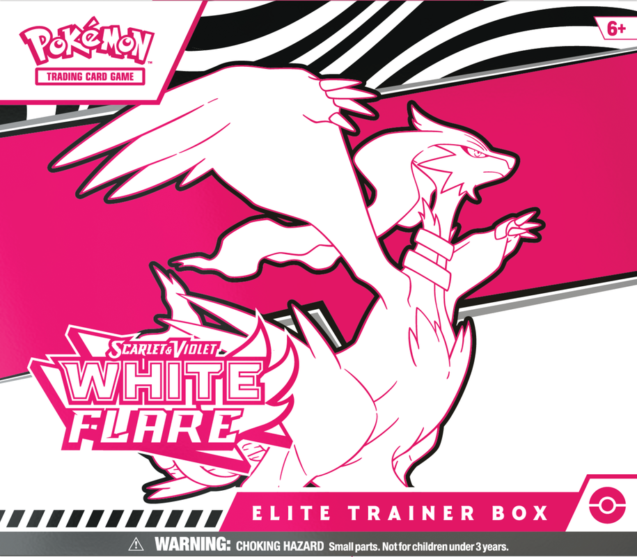 Pokemon - Scarlet and Violet - Black and White - White Flare - Elite Trainer Box