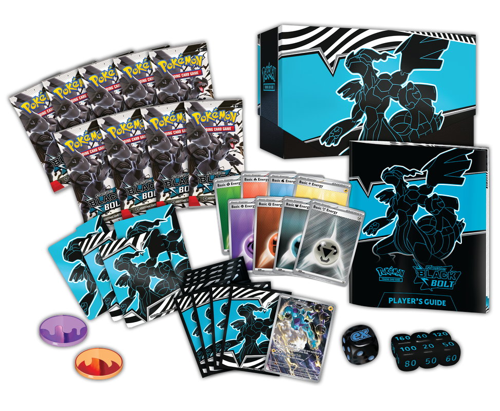 Pokemon - Scarlet and Violet - Black and White - Black Bolt - Elite Trainer Box