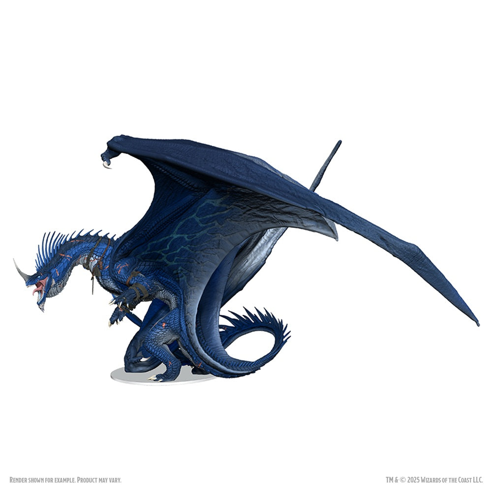 Wizards of the Coast - Dungeons and Dragons - Icons of the Realms - Anthradusk Ancient Blue Dragon