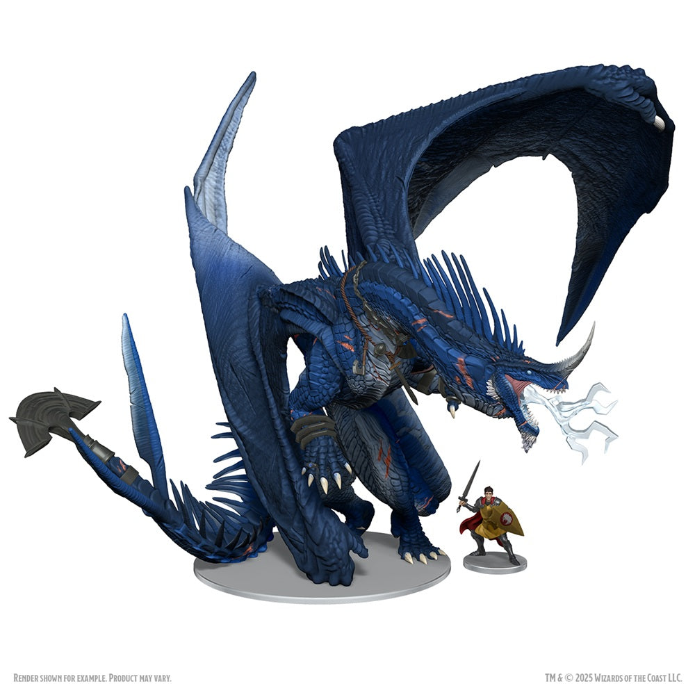 Wizards of the Coast - Dungeons and Dragons - Icons of the Realms - Anthradusk Ancient Blue Dragon