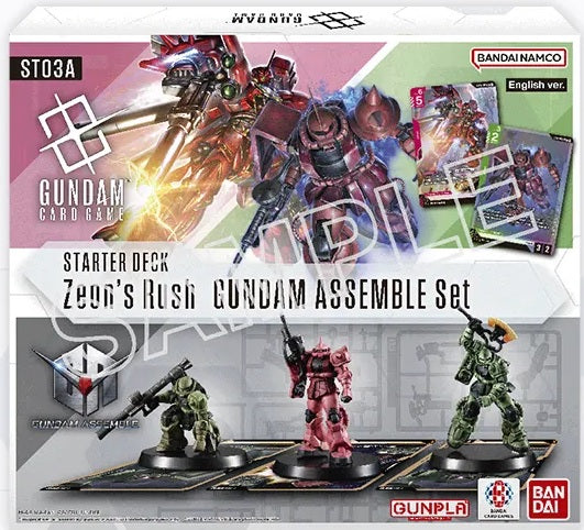 Bandai - Gundam Card Game - ST-03A - Gundam Assemble - Zeons Rush