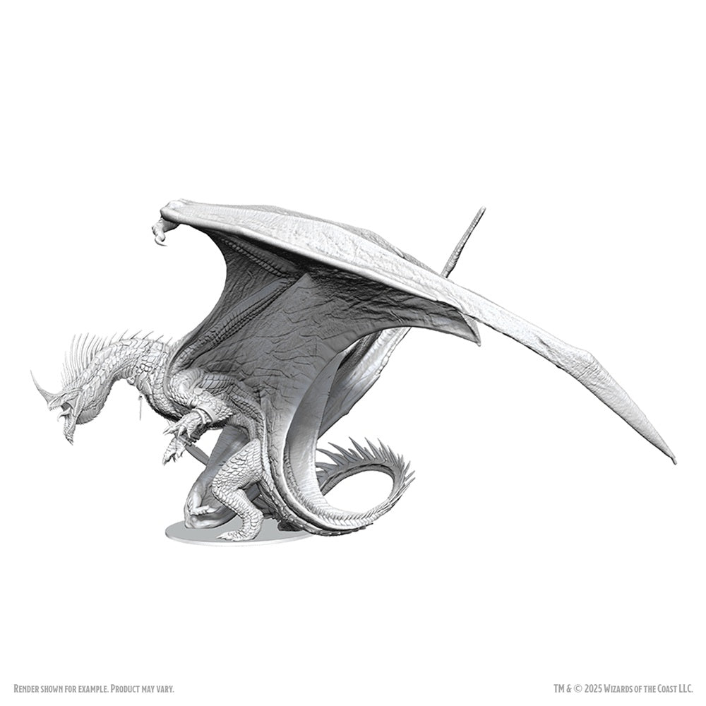 Wizkids - Dungeons and Dragons - Unpainted Miniature -  Nolzur’s Marvelous Miniatures - Ancient Blue Dragon
