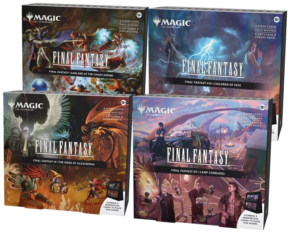 Magic the Gathering - Final Fantasy - Scene Box - Set of 4