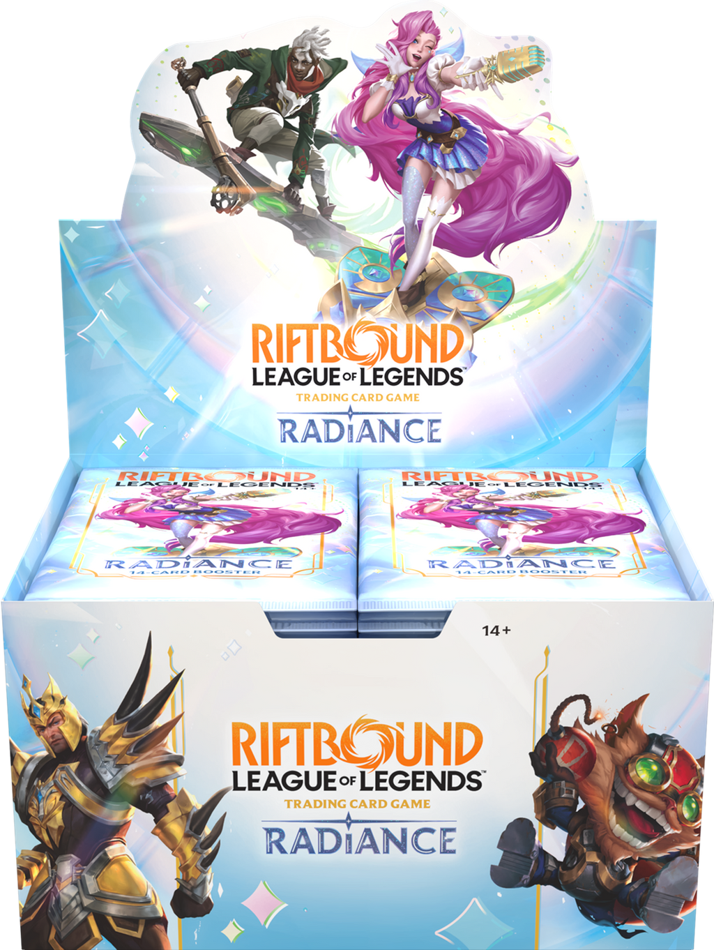 RIFTBOUND LEAGUE OF LEGENDS TCG RADIANCE BOOSTER DISPLAY