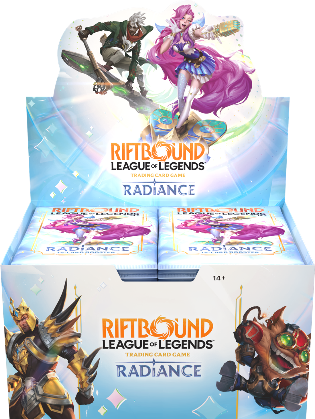 RIFTBOUND LEAGUE OF LEGENDS TCG RADIANCE BOOSTER DISPLAY