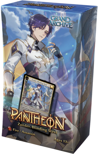GRAND ARCHIVE TCG RADIANT ORIGINS PANTHEON DECK SET 4CT DISPLAY