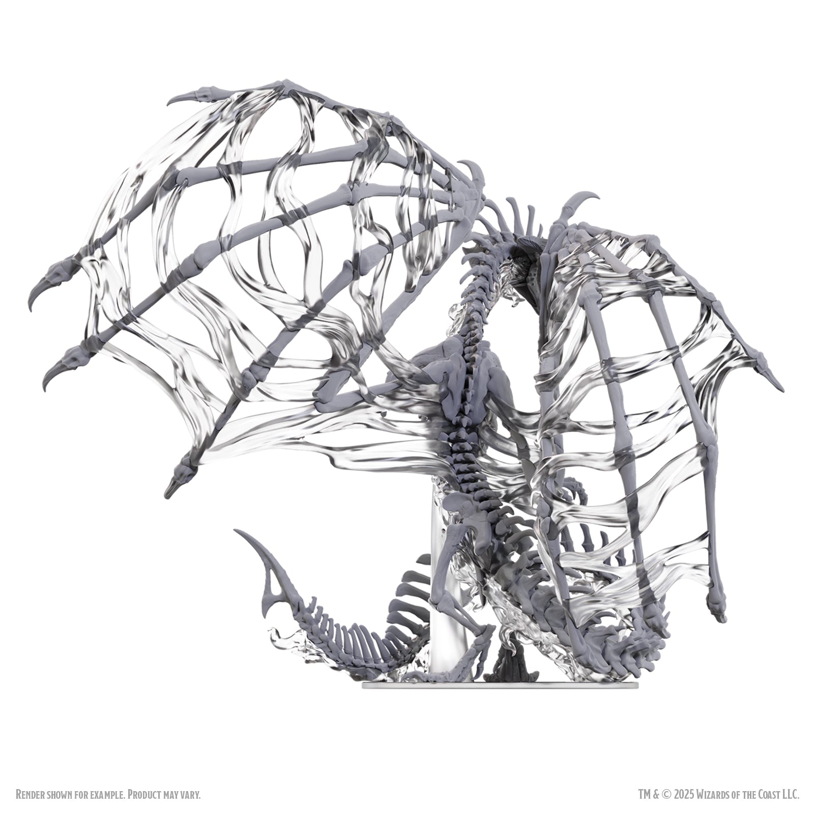 Wizkids - Dungeons and Dragons - Unpainted Miniature -  Nolzur’s Marvelous Miniatures - Black Dracolich