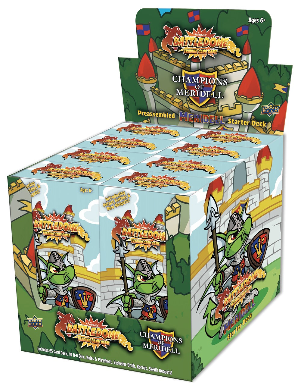 NEOPETS BATTLEDOME TCG CHAMPIONS OF MERIDELL STARTER DISPLAY