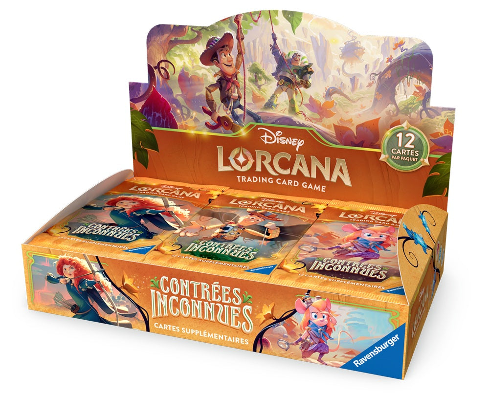 DISNEY LORCANA FRENCH SET 12 WILDS UNKNOWN BOOSTER