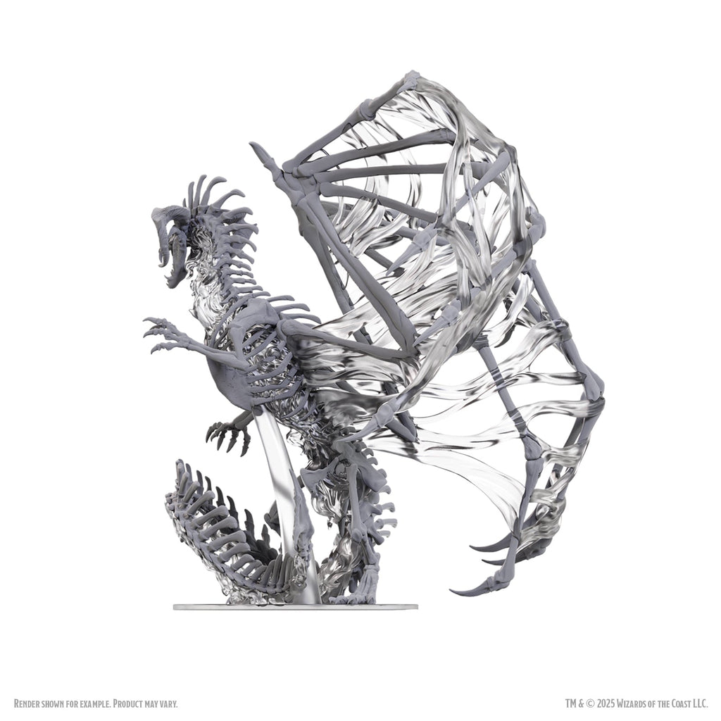 Wizkids - Dungeons and Dragons - Unpainted Miniature -  Nolzur’s Marvelous Miniatures - Black Dracolich