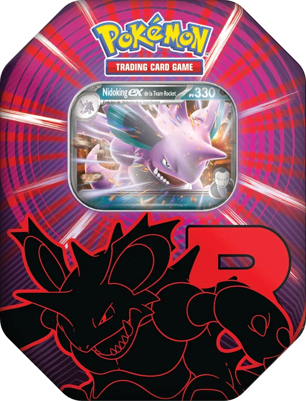 Pokemon Team Rocket Tin (Set of 3) (French)