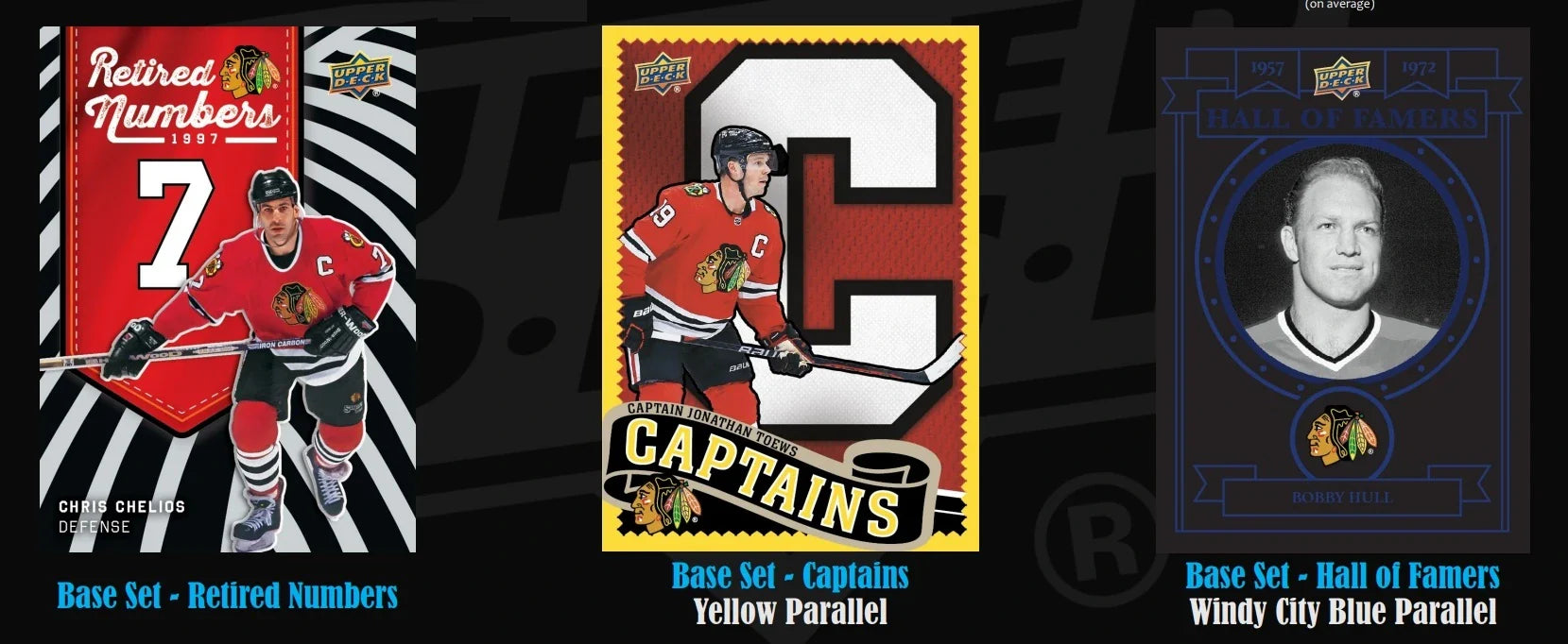 2025-26 Upper Deck Blackhawks Centennial Hobby Case (16 Tins per case)