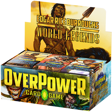 OVERPOWER: EDGAR RICE BURROUGHS AND THE WORLD LEGENDS BOOSTER DISPLAY