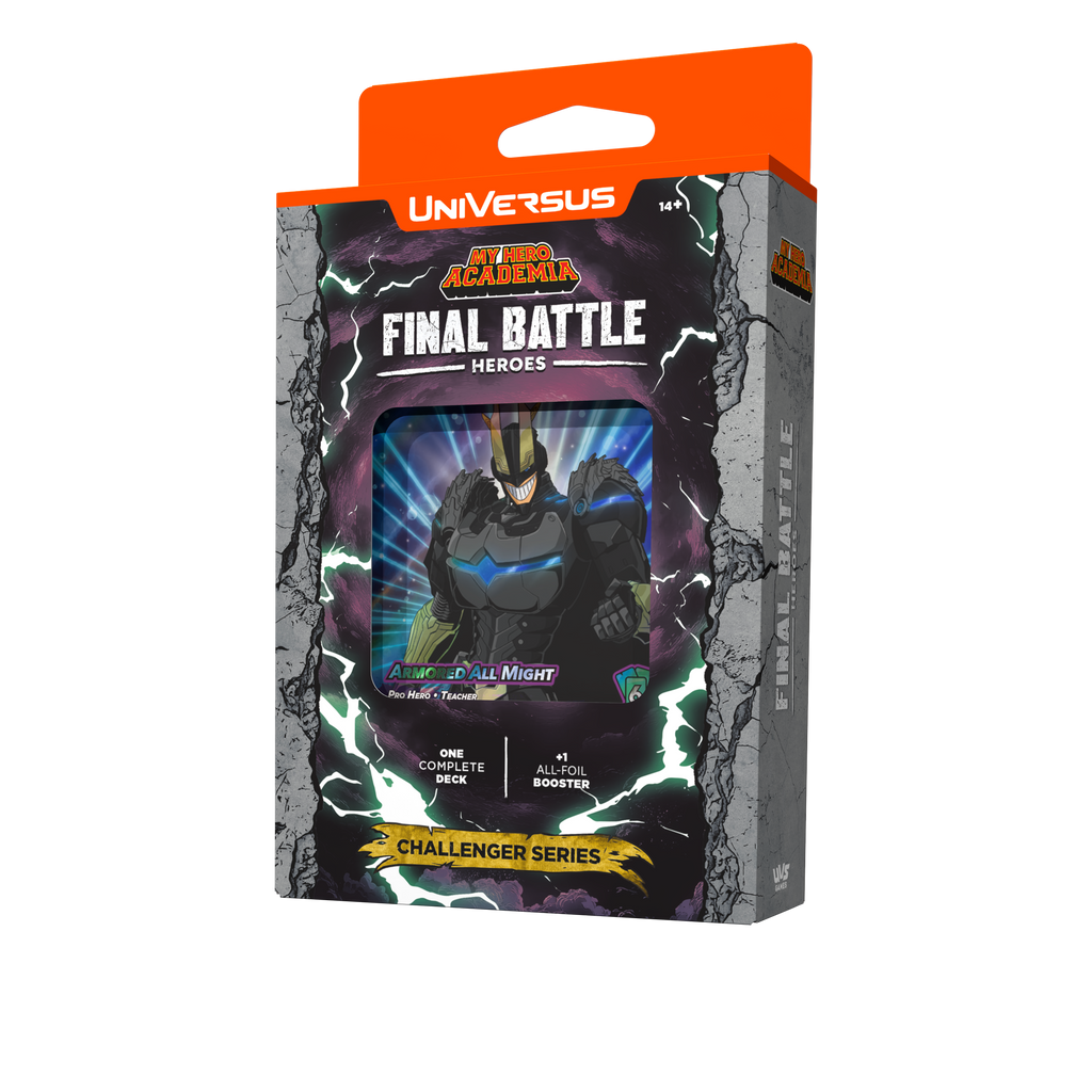 MY HERO ACADEMIA CCG FINAL BATTLE CHALLENGER SERIES 4CT DISPLAY