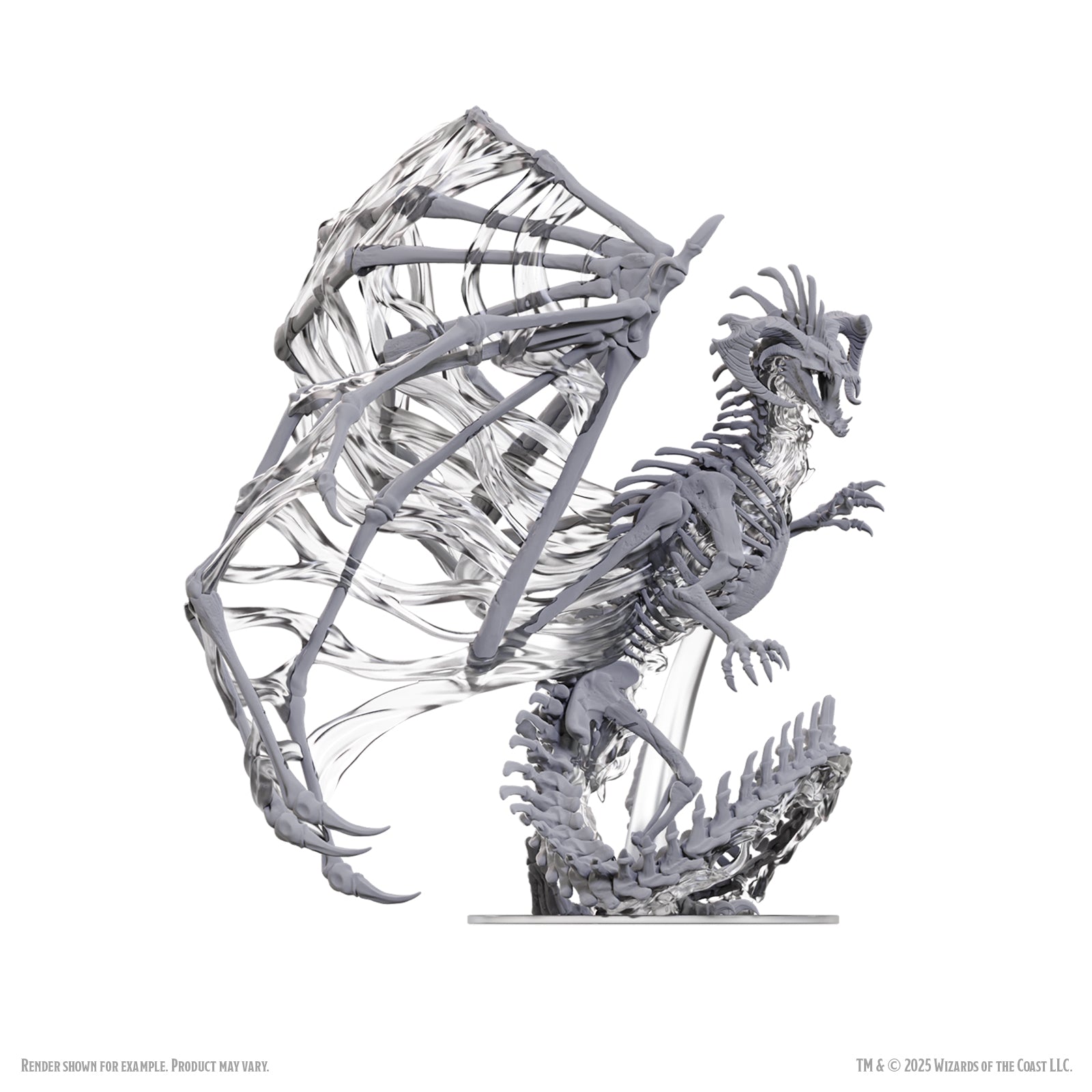 Wizkids - Dungeons and Dragons - Unpainted Miniature -  Nolzur’s Marvelous Miniatures - Black Dracolich