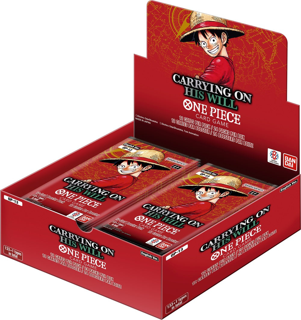 One Piece CG - Carrying On His Will English Booster Box English (OP-13) Sealed Case