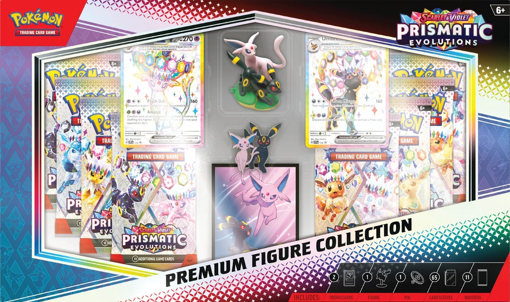 Pokemon Prismatic Evolution Premium Figure Collection Box