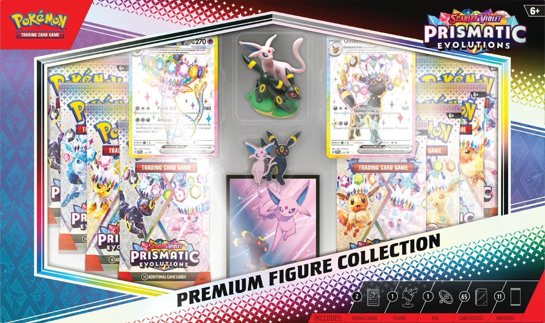Pokemon Prismatic Evolution Premium Figure Collection Box