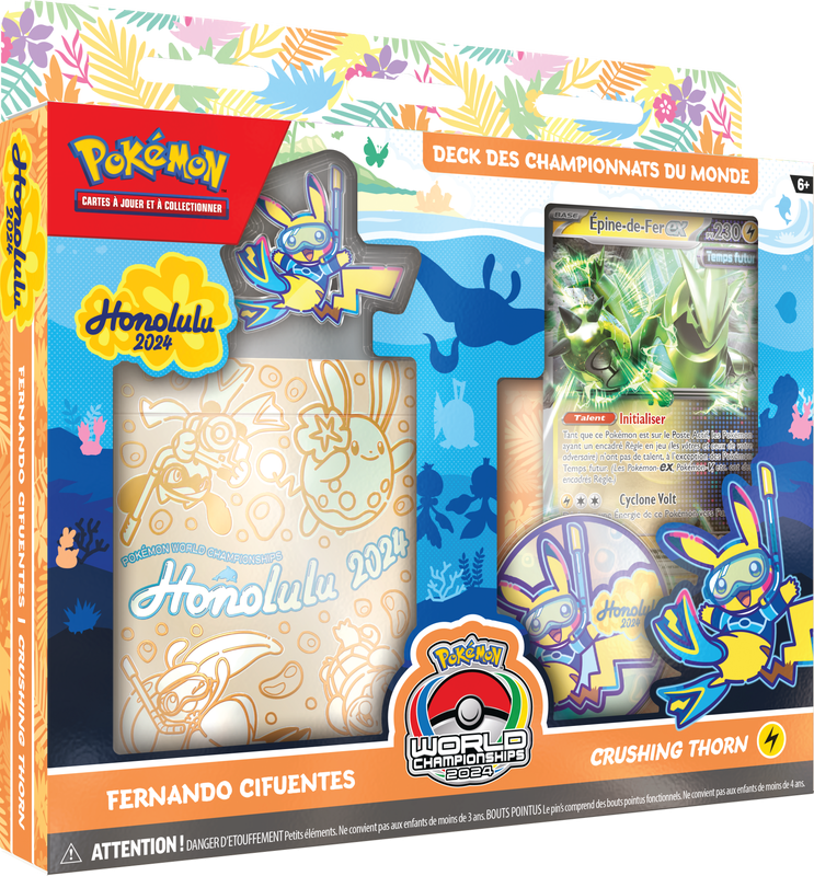 2024 Pokemon World Championship Deck (Set of 4)(French)