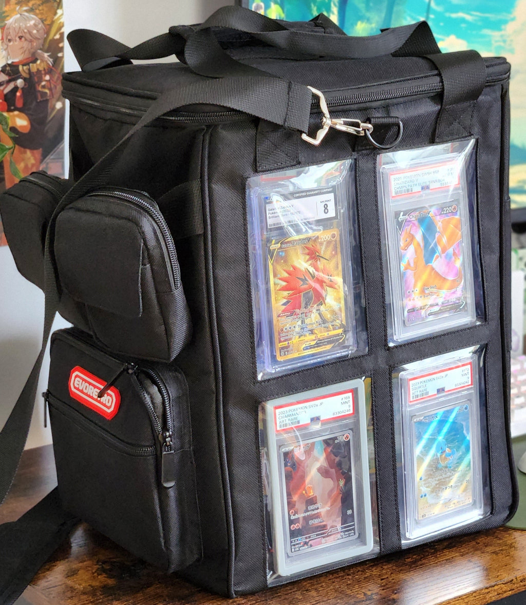 Evoretro - Premium Card Slab Binder Bag with Window
