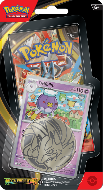 Pokémon TCG - Mega Evolution - Mega Evolution Base - Checklane Blister Sealed Case