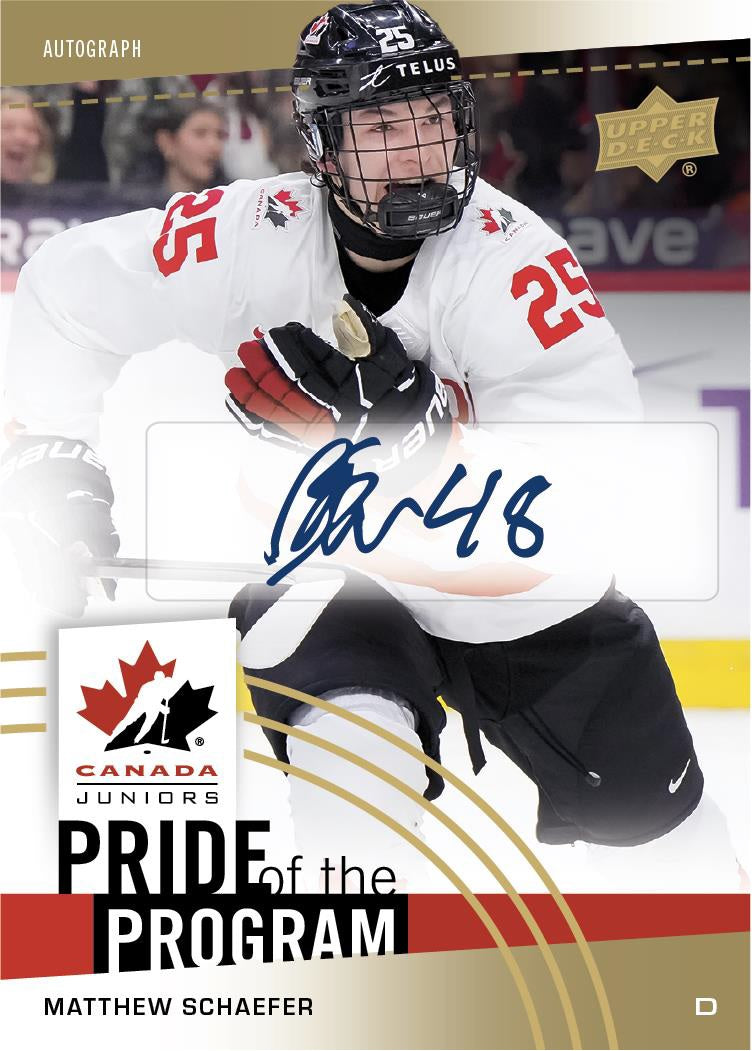 2025 Upper Deck Team Canada Juniors Hockey Blaster Case(Case of 20 Box)