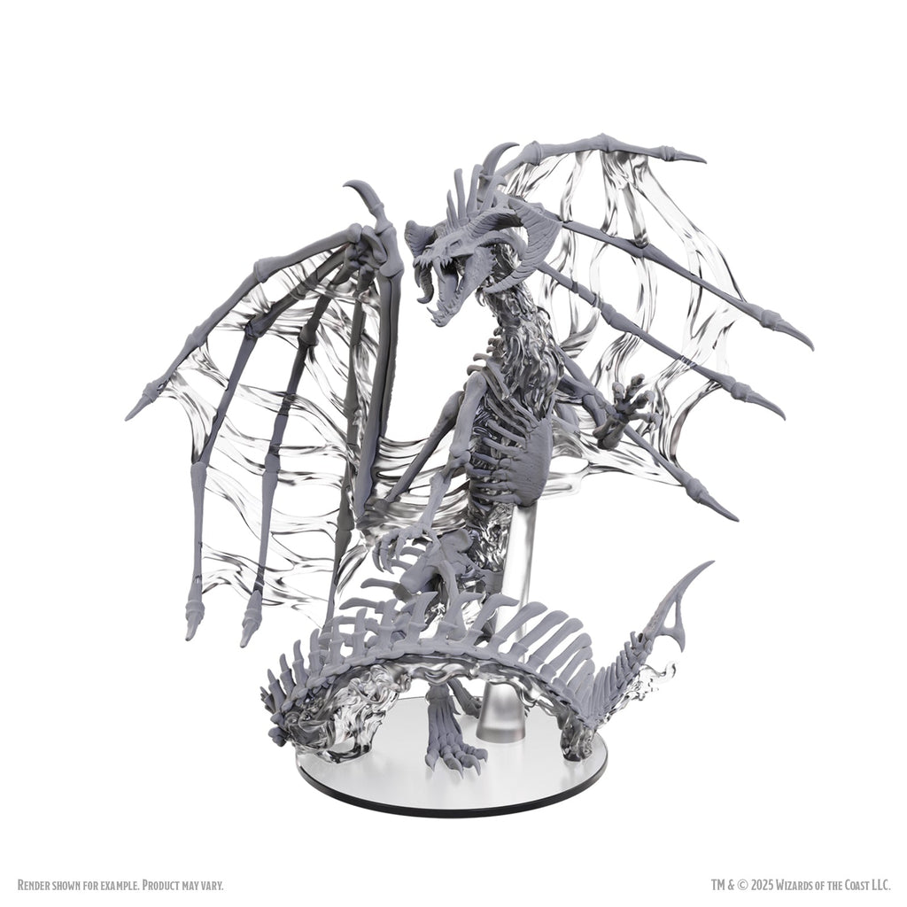 Wizkids - Dungeons and Dragons - Unpainted Miniature -  Nolzur’s Marvelous Miniatures - Black Dracolich