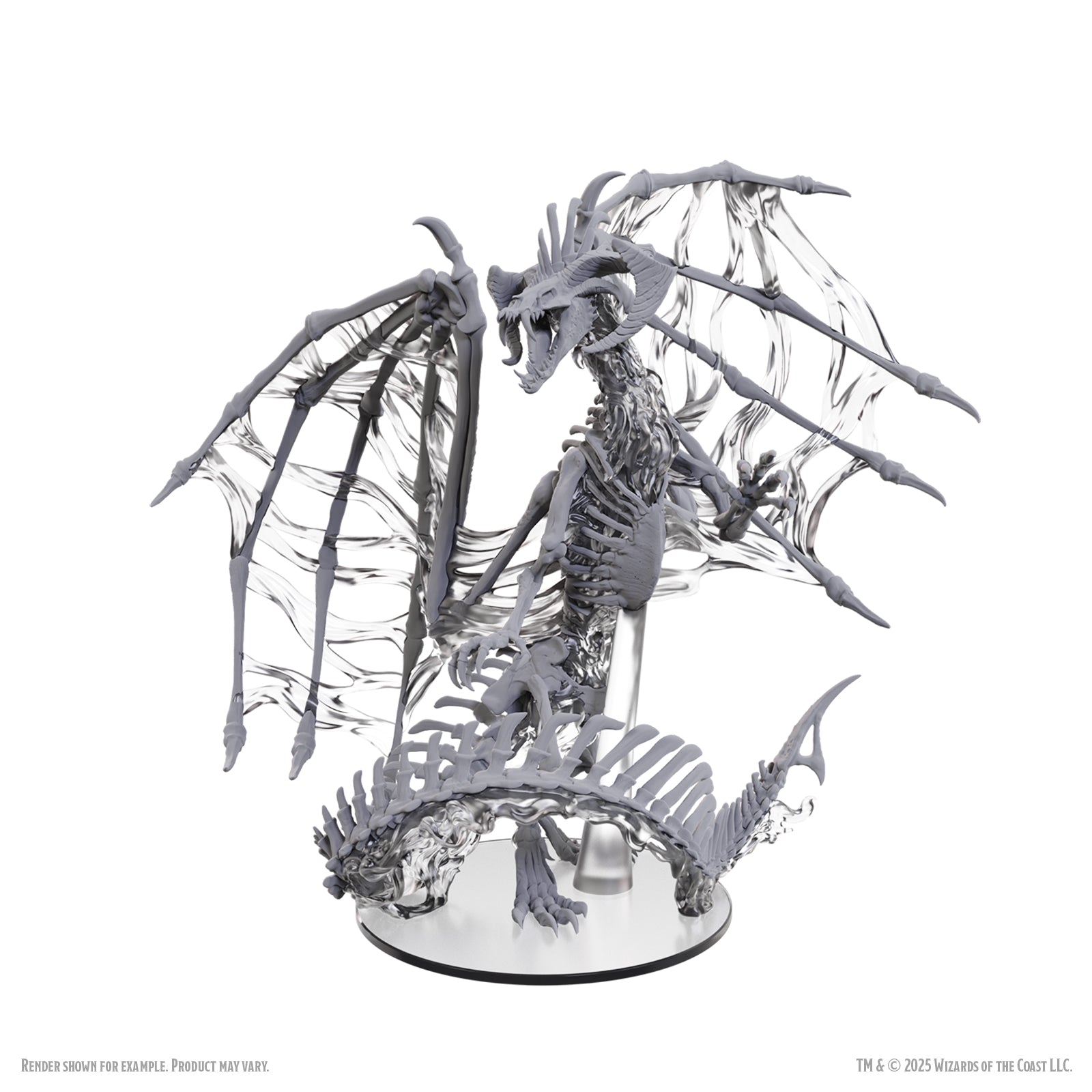 Wizkids - Dungeons and Dragons - Unpainted Miniature -  Nolzur’s Marvelous Miniatures - Black Dracolich
