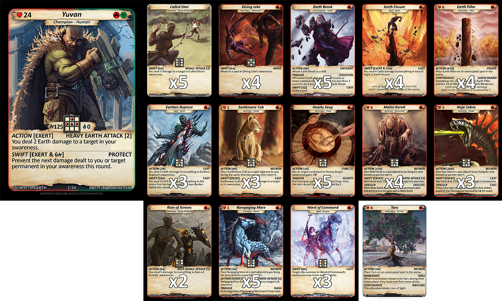 GENESIS: BATTLE OF CHAMPIONS STARTER DECK 2023 10CT