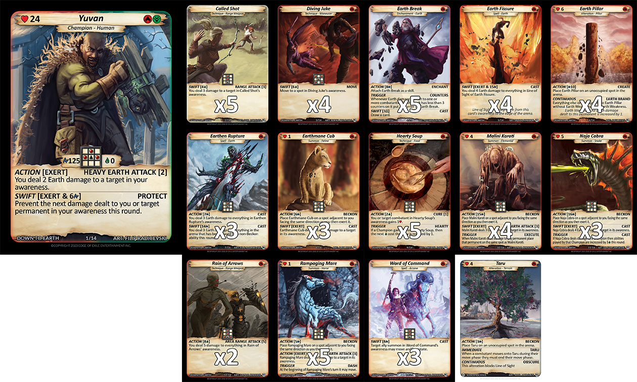GENESIS: BATTLE OF CHAMPIONS STARTER DECK 2023 10CT
