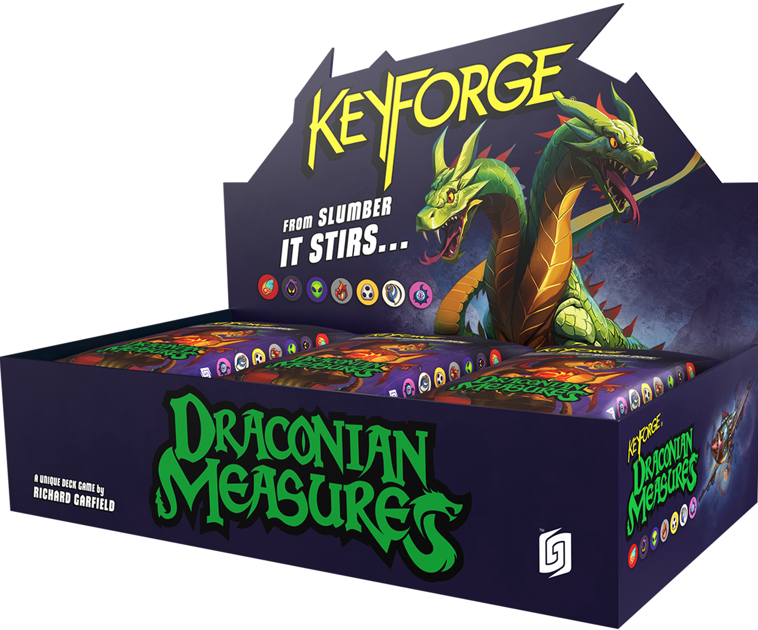 KEYFORGE DRACONIAN MEASURES ARCHON DECK DISPLAY 12CT DISPLAY