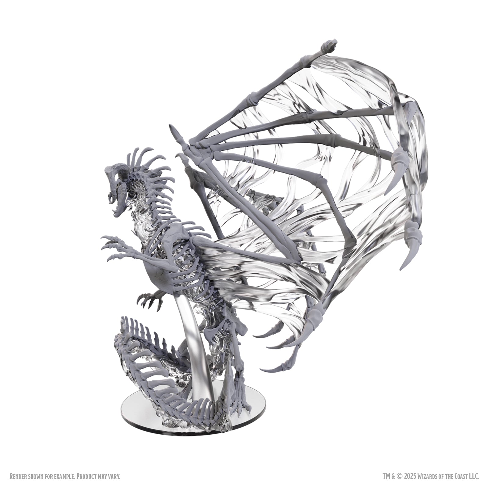 Wizkids - Dungeons and Dragons - Unpainted Miniature -  Nolzur’s Marvelous Miniatures - Black Dracolich