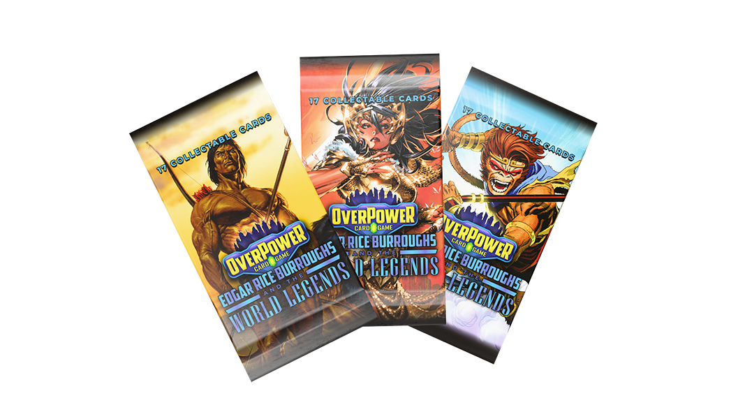 OVERPOWER: EDGAR RICE BURROUGHS AND THE WORLD LEGENDS BOOSTER DISPLAY