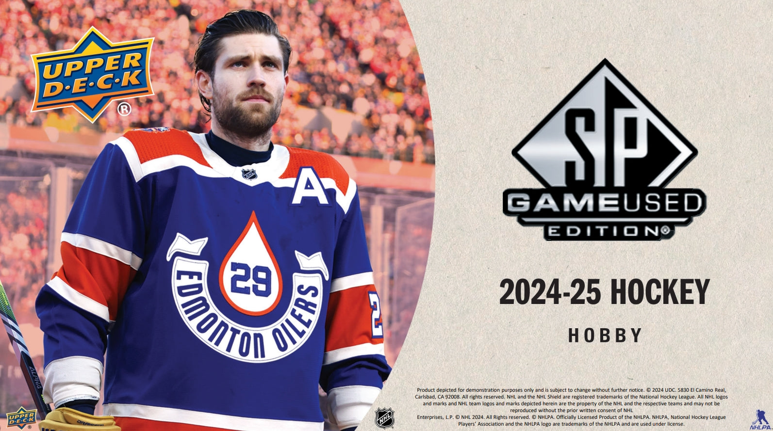 2024-25 Upper Deck SP Game Used Hockey Hobby Inner Case (Case of 10 Boxes)