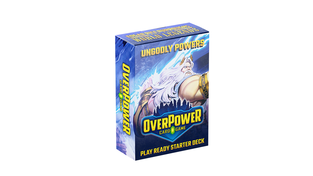 OVERPOWER: EDGAR RICE BURROUGHS AND THE WORLD LEGENDS STARTER DECK 12CT DISPLAY