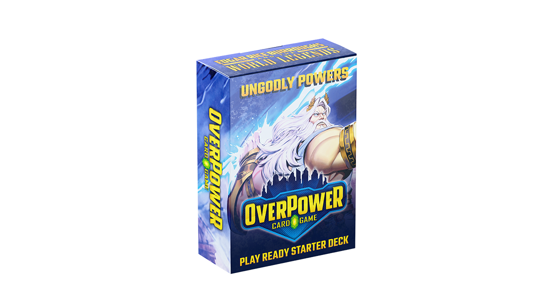 OVERPOWER: EDGAR RICE BURROUGHS AND THE WORLD LEGENDS STARTER DECK 12CT DISPLAY