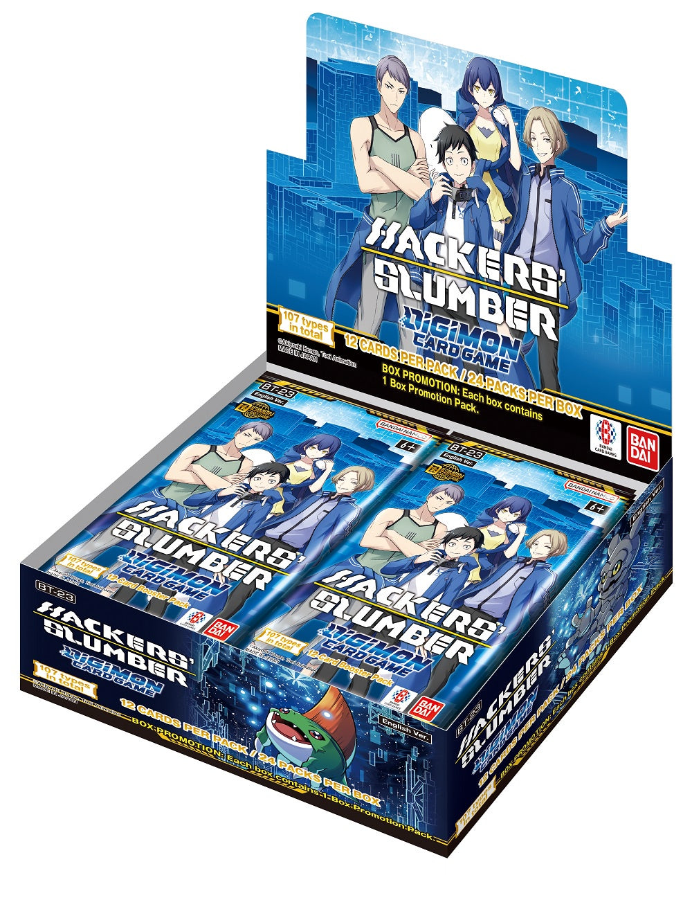 Digimon Card Game: Hackers' Slumber BT23 Booster Box
