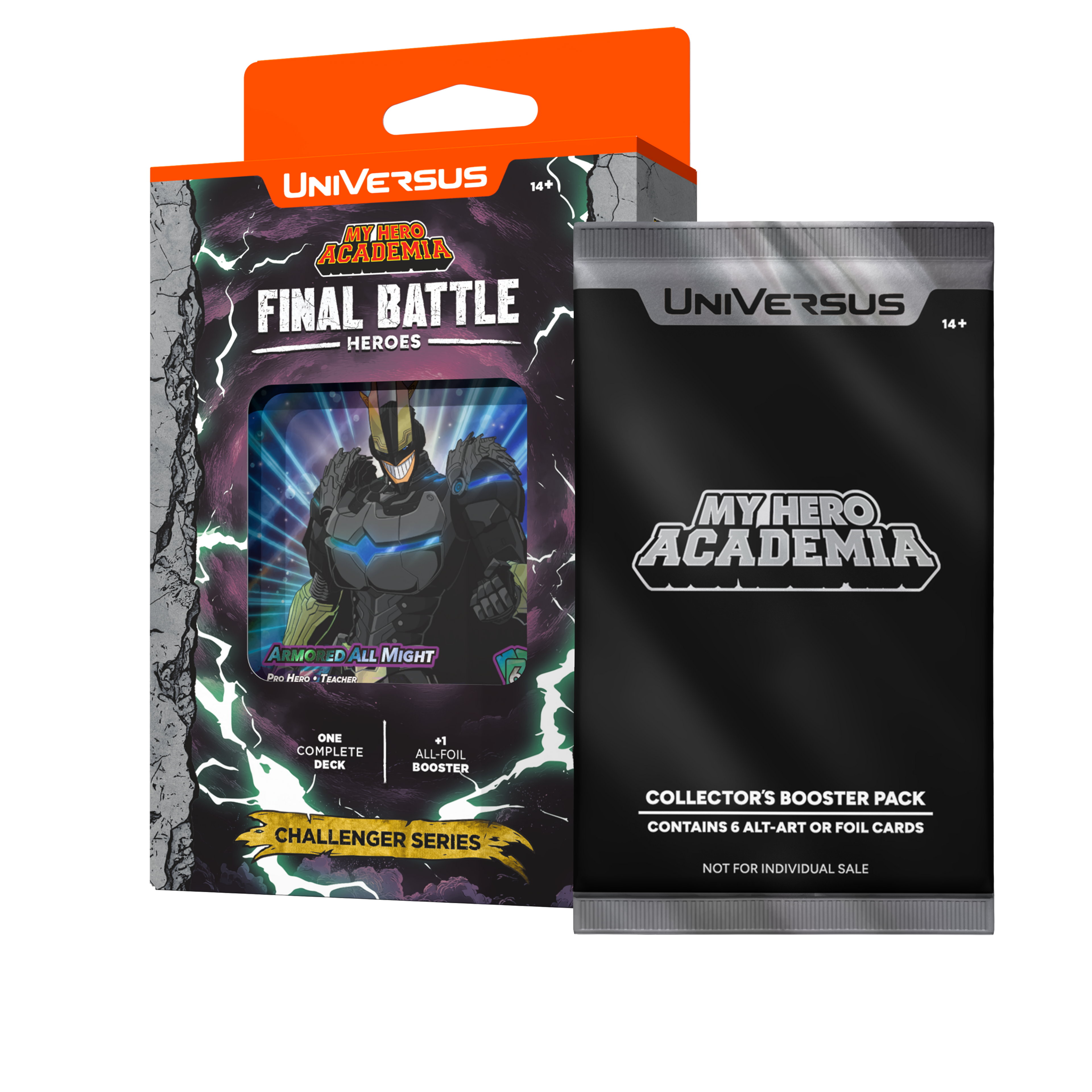 MY HERO ACADEMIA CCG FINAL BATTLE CHALLENGER SERIES 4CT DISPLAY