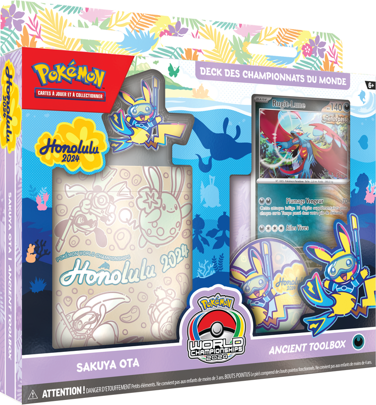 2024 Pokemon World Championship Deck (Set of 4)(French)