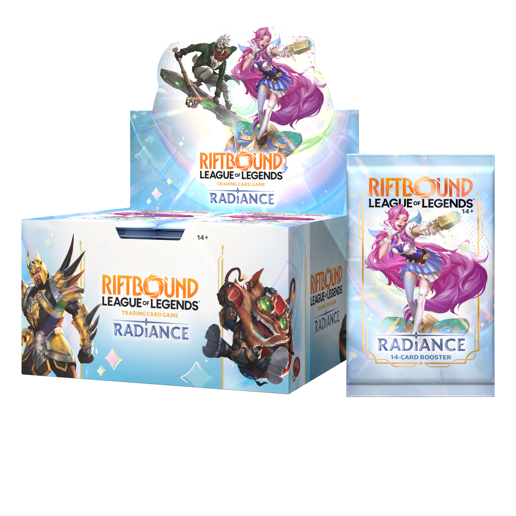RIFTBOUND LEAGUE OF LEGENDS TCG RADIANCE BOOSTER DISPLAY