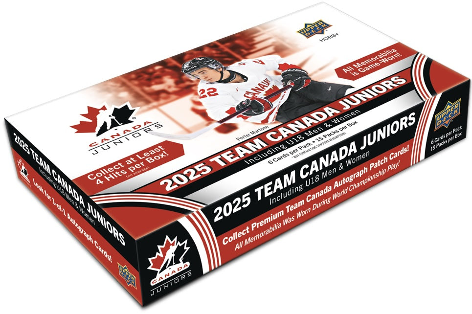 2025 Upper Deck Team Canada Juniors Hockey Hobby Case