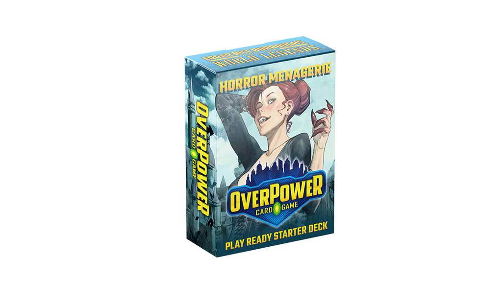 OVERPOWER: EDGAR RICE BURROUGHS AND THE WORLD LEGENDS STARTER DECK 12CT DISPLAY
