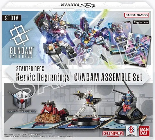 Bandai - Gundam Card Game - ST-01A - Gundam Assemble - Heroic Beginnings - Starter Deck