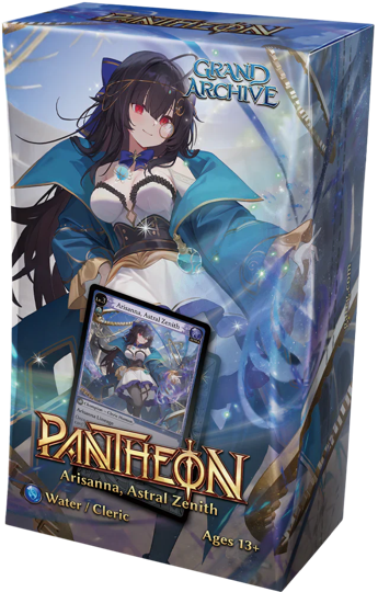 GRAND ARCHIVE TCG RADIANT ORIGINS PANTHEON DECK SET 4CT DISPLAY