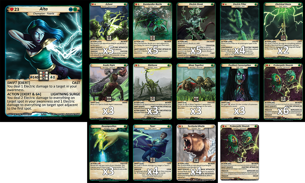 GENESIS: BATTLE OF CHAMPIONS STARTER DECK 2023 10CT