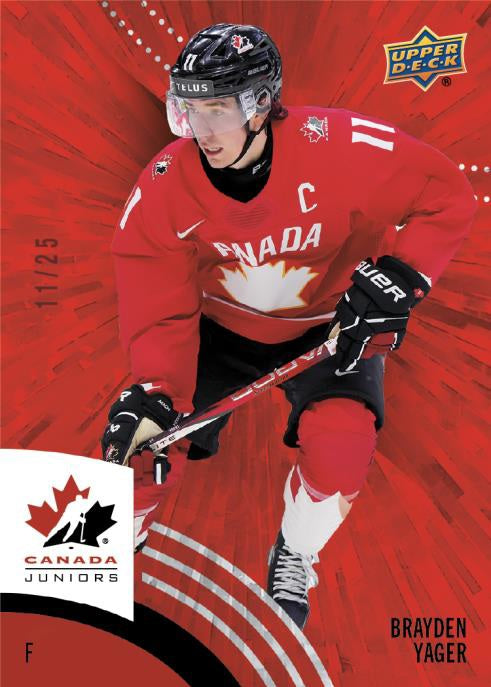 2025 Upper Deck Team Canada Juniors Hockey Hobby Case