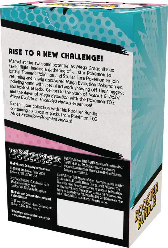 Pokemon Ascended Heroes Booster Bundle Box